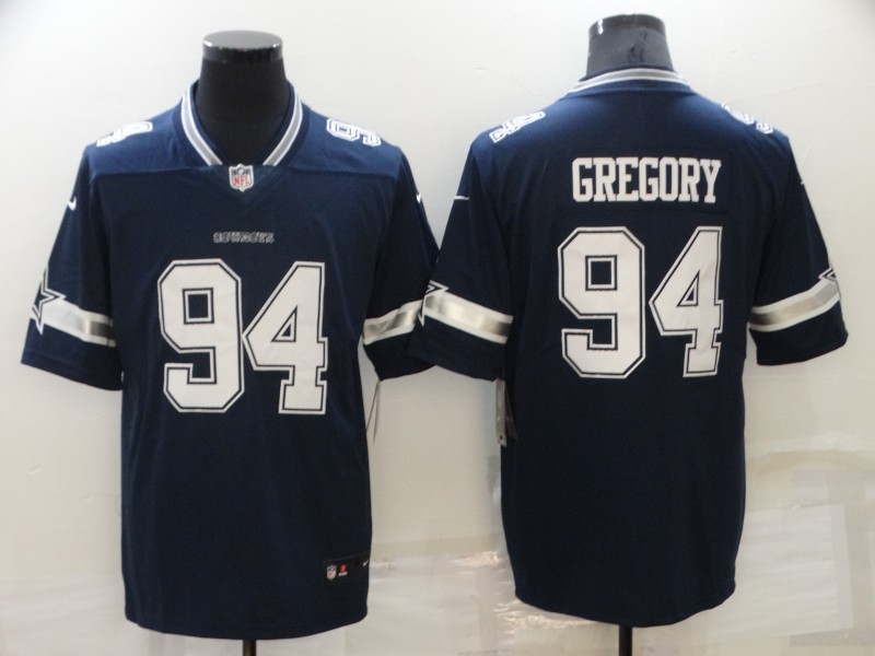 Men's Dallas Cowboys Randy Gregory #94 Navy Jersey